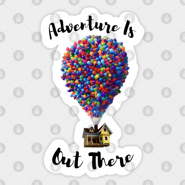 Adventure Is Out There Sticker by MPopsMSocks